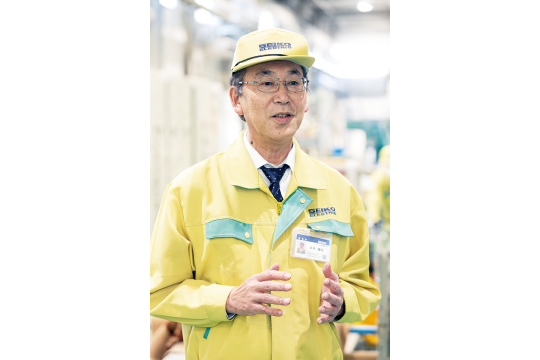 正興電機製作所 古賀事業所長 本多氏