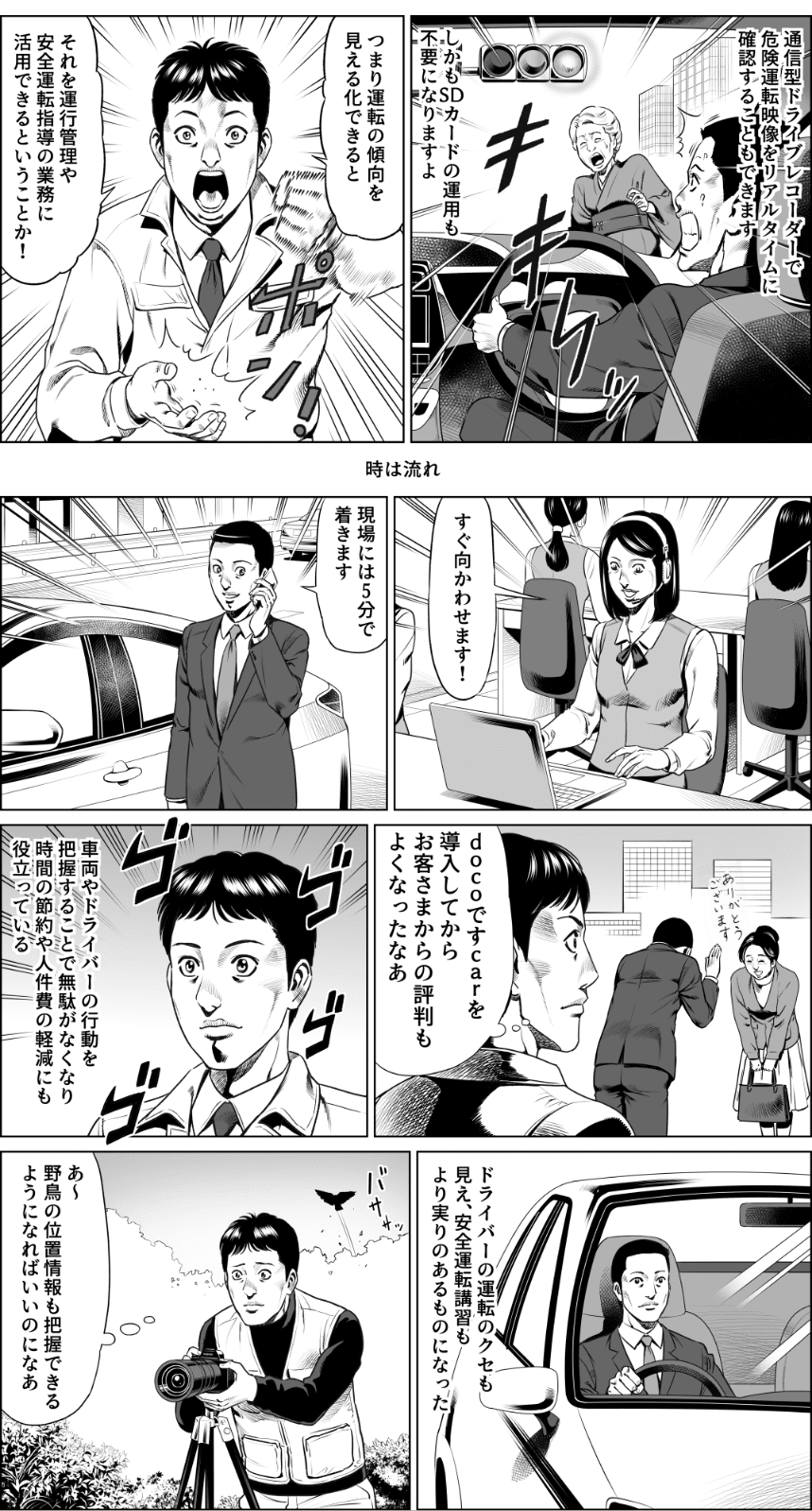 社用車の安全と運行管理をクラウドでサポート