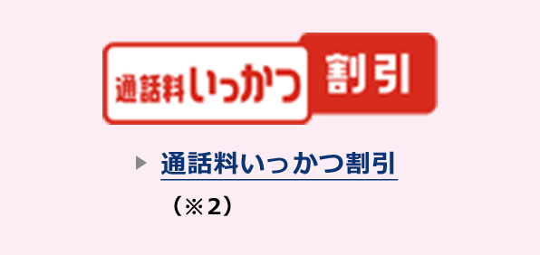 通話料いっかつ割引