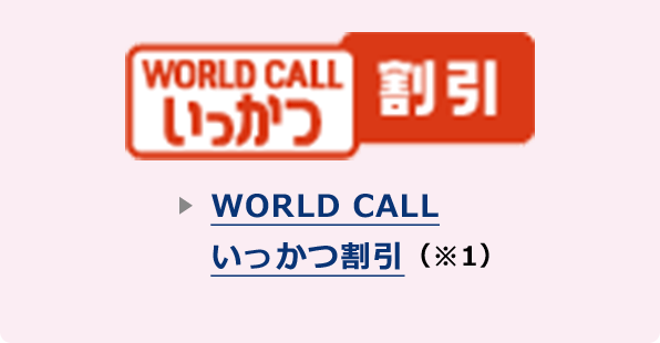 WORLD CALいっかつ割引