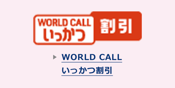 WORLD CALLいっかつ割引