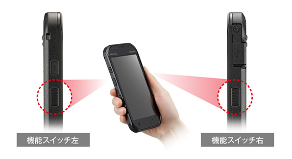 よく使う機能をワンタッチで起動