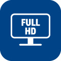 画像：Full HD対応