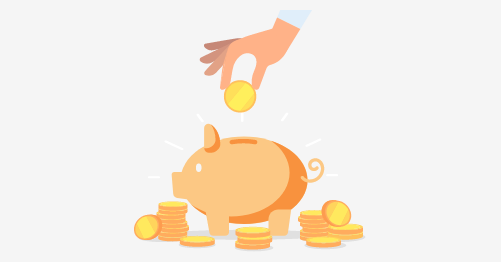 「Point 5：初期費用無料で気軽に始められる！」のイメージイラスト