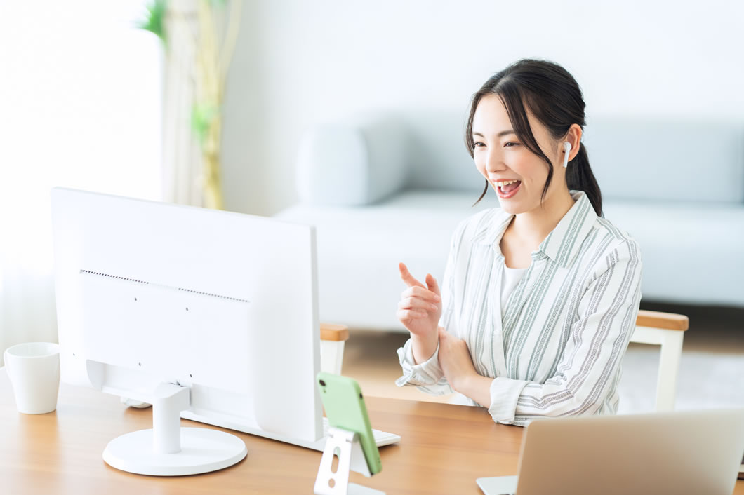 会議の開催と参加が手軽にできる! イメージ画像