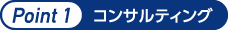ポイント1　コンサルティング