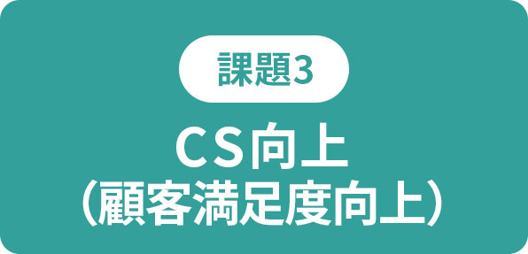 【課題3】CS向上（顧客満足度向上）