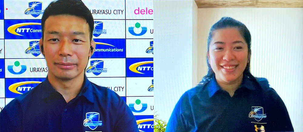 石神さん（左）と野口さん（右）