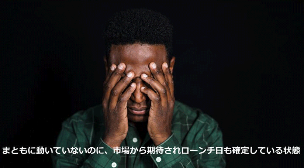 まともに動いていないのに、市場から期待されローンチ日も確定している状態