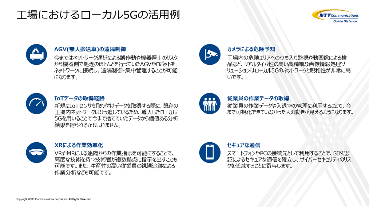 ローカル5Gの活用例【PDF】